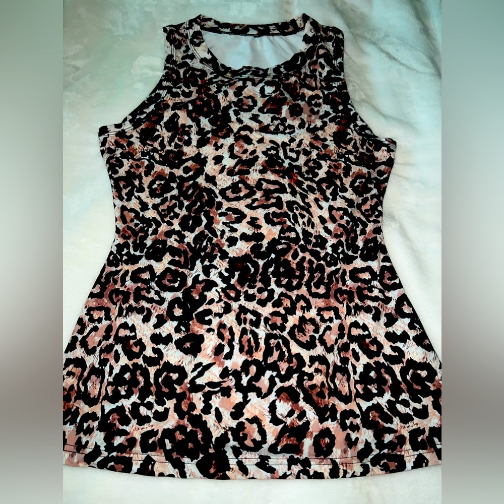 Leopard tank top